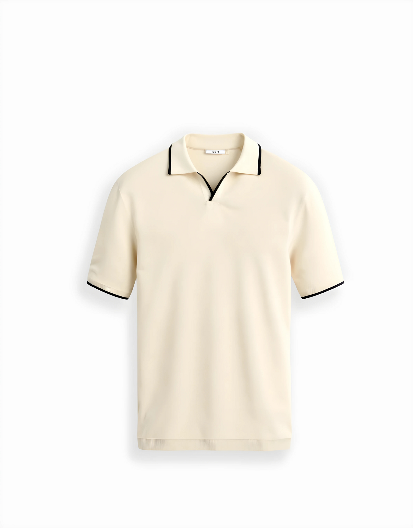 Short Sleeve Open Collar Polo