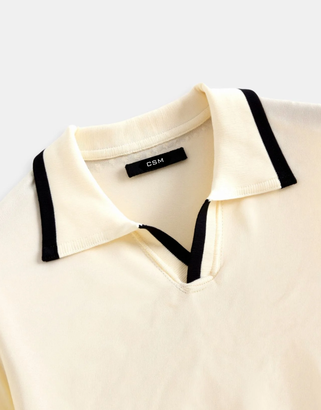 Short Sleeve Open Collar Polo