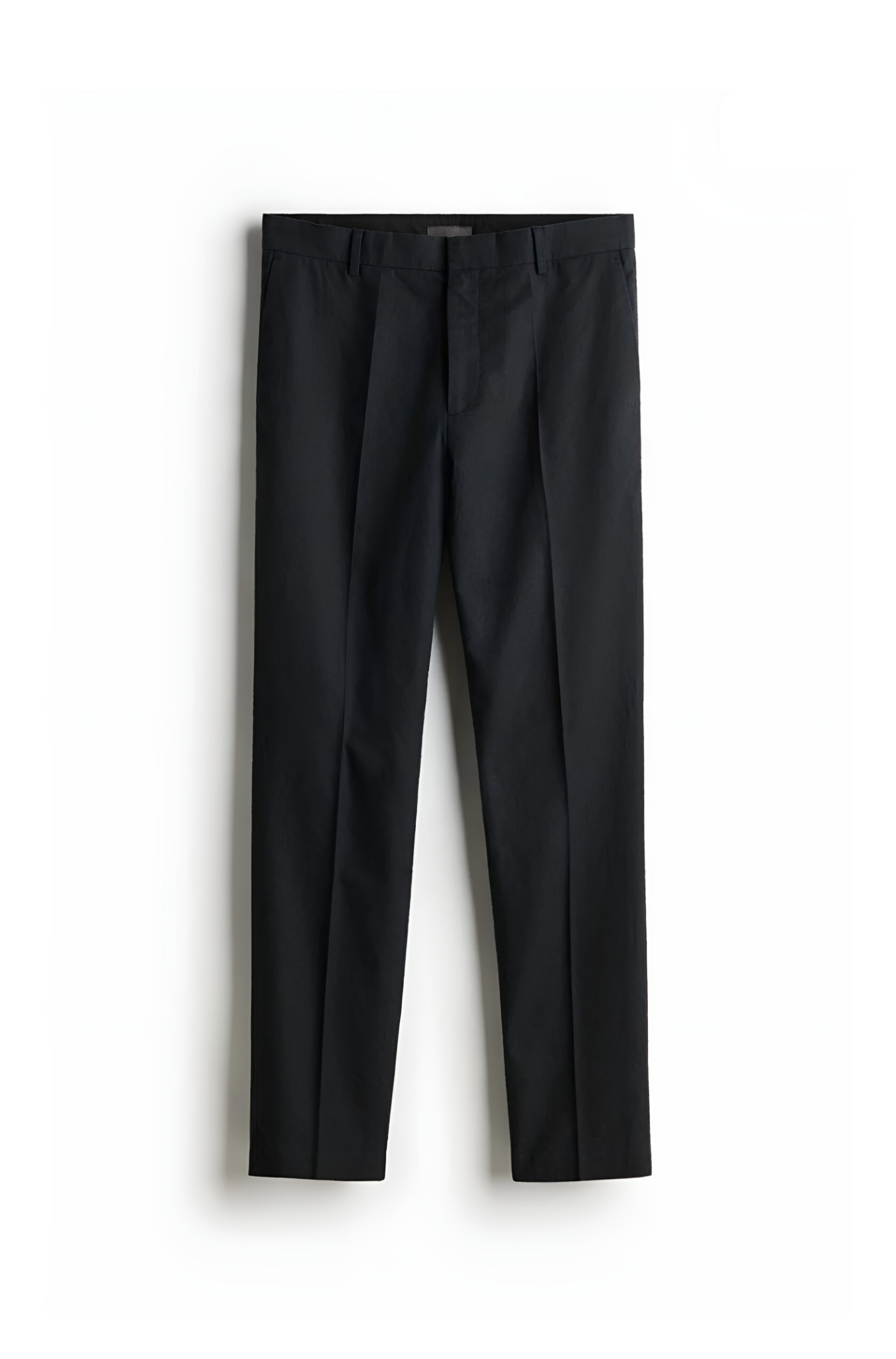 Black Luxury Regular Fit Chino Pants